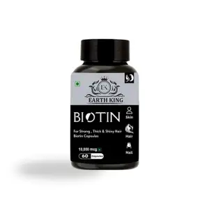 Earth King Biotin Capsule – 10000 Mcg 60 Capsules