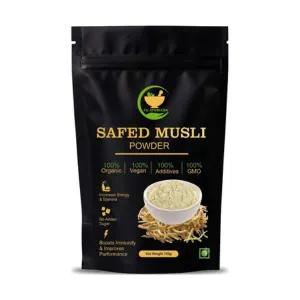 Fij Ayurveda Safed Musli Powder (Chlorophytum Borivilianum) For Men & Women – 100Gm