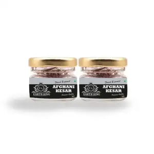 EARTH KING Natural & Pure Finest A++ Grade Afghani Kesar Thread Saffron/Keshar/Zafran/Jafran for Biryani & Cooking 1GM