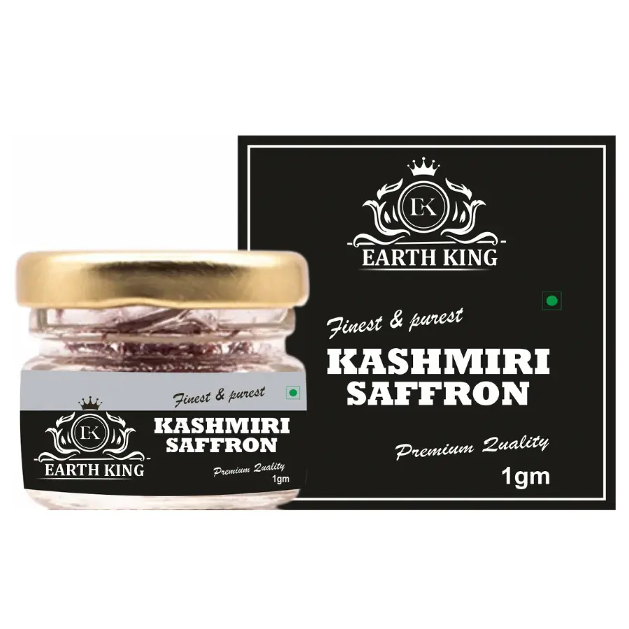 Earth King Kashmiri Saffron 1gm Bottle Of 1 Gm